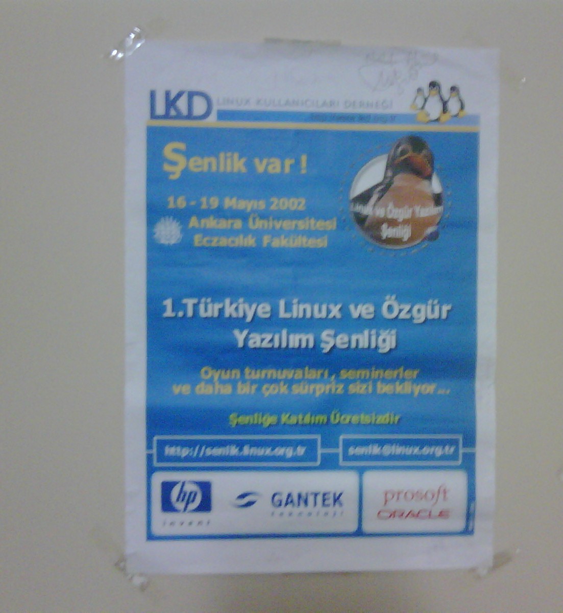 1. Türkiye Linux ve Özgür Yazılım Şenliği